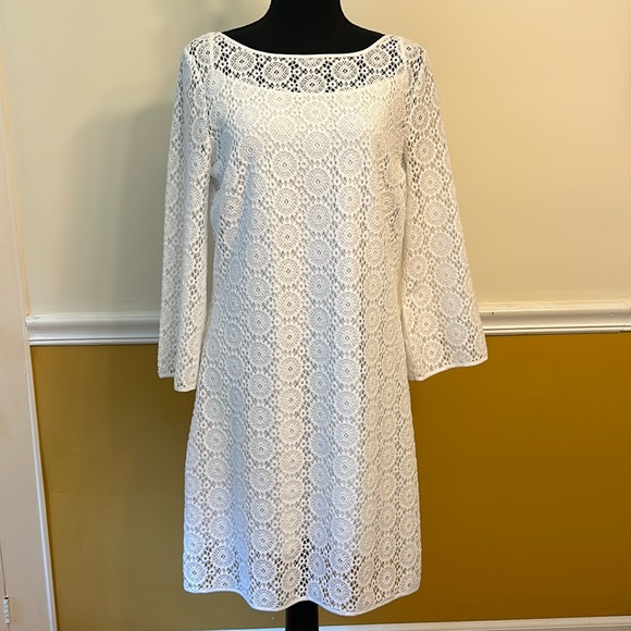 Lilly Pulitzer Resort White Dress - Large - Picture 1 of 7